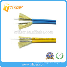 Cable de interconexión de cable de fibra óptica simplex / dúplex de interior